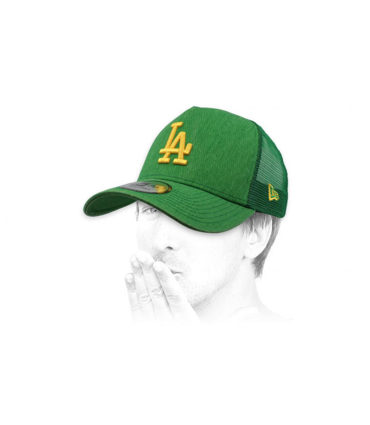 trucker LA grün gelb Trucker Washed LA kelly green gold trucker LA grün gelb Trucker Washed LA kelly green gold